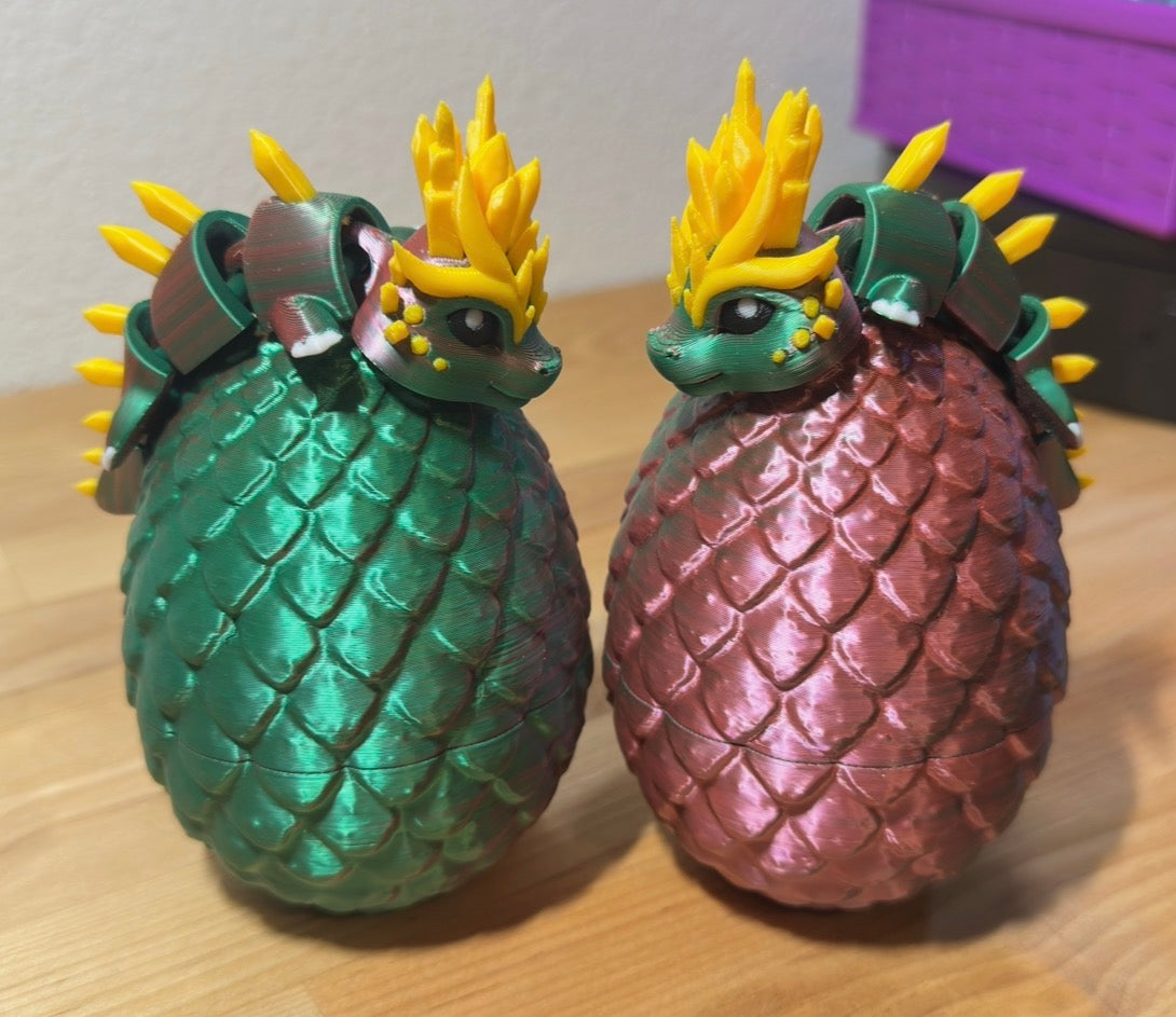 Baby Dragon and Egg- sensory fidget toy w/docking egg
